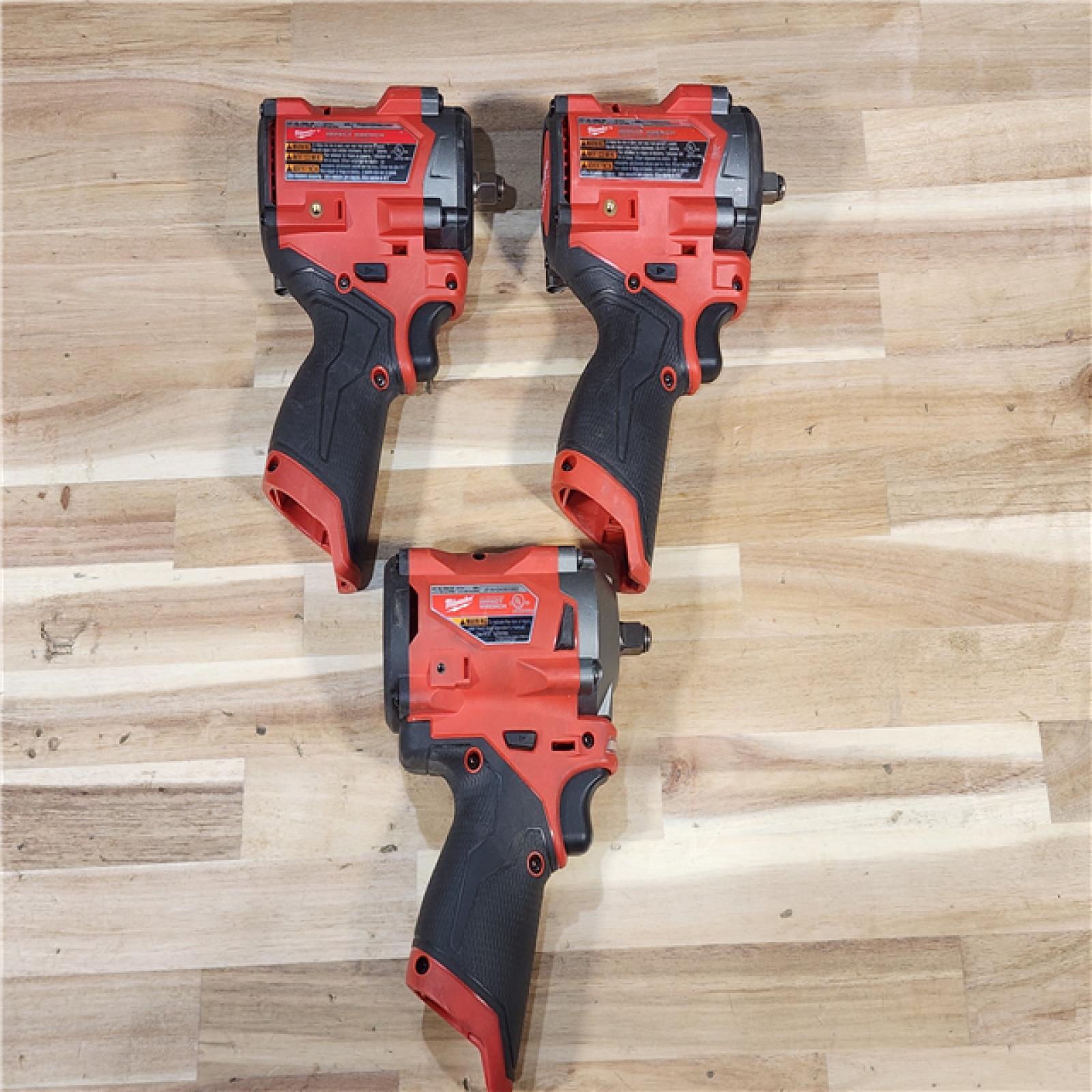HOUSTON LOCATION - AS-IS MILWAUKEE 3 TOOL COMBO