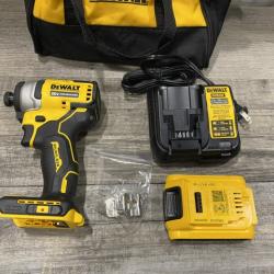 AS-IS DEWALT Atomic 20V Max Lithium-Ion Brushless Cordless Compact 1/4 in. Impact Driver Kit