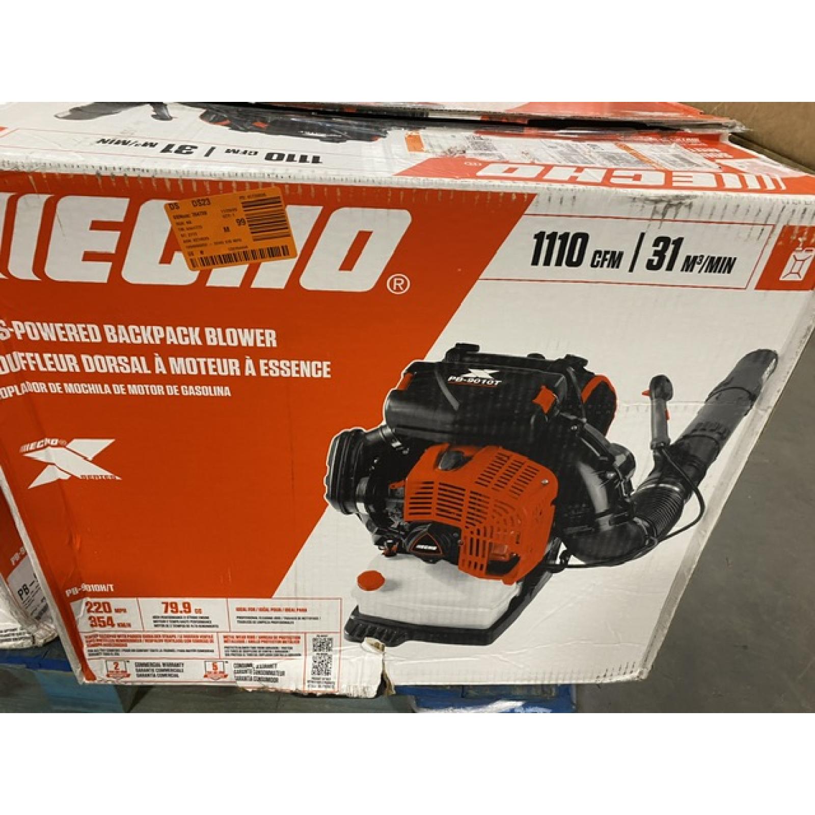 Dallas Location - As-Is ECHO 220 MPH 1110 CFM 79.9 cc Gas 2-Stroke X Series Backpack Blower