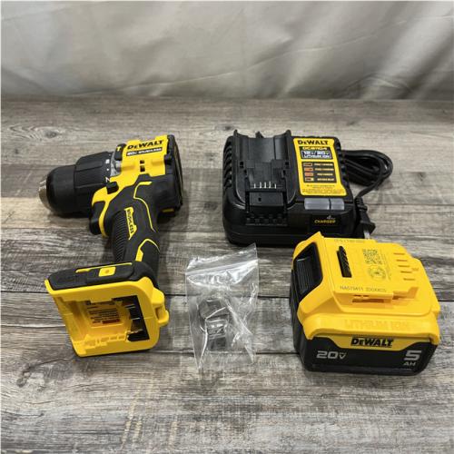AS-IS DEWALT ATOMIC 20V Lithium-Ion Cordless 1/2 in. Hammer Drill Kit