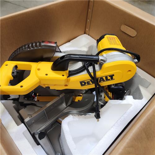 As-Is- DEWALT 12 in. 15 Amp Compound Double Bevel Miter Saw