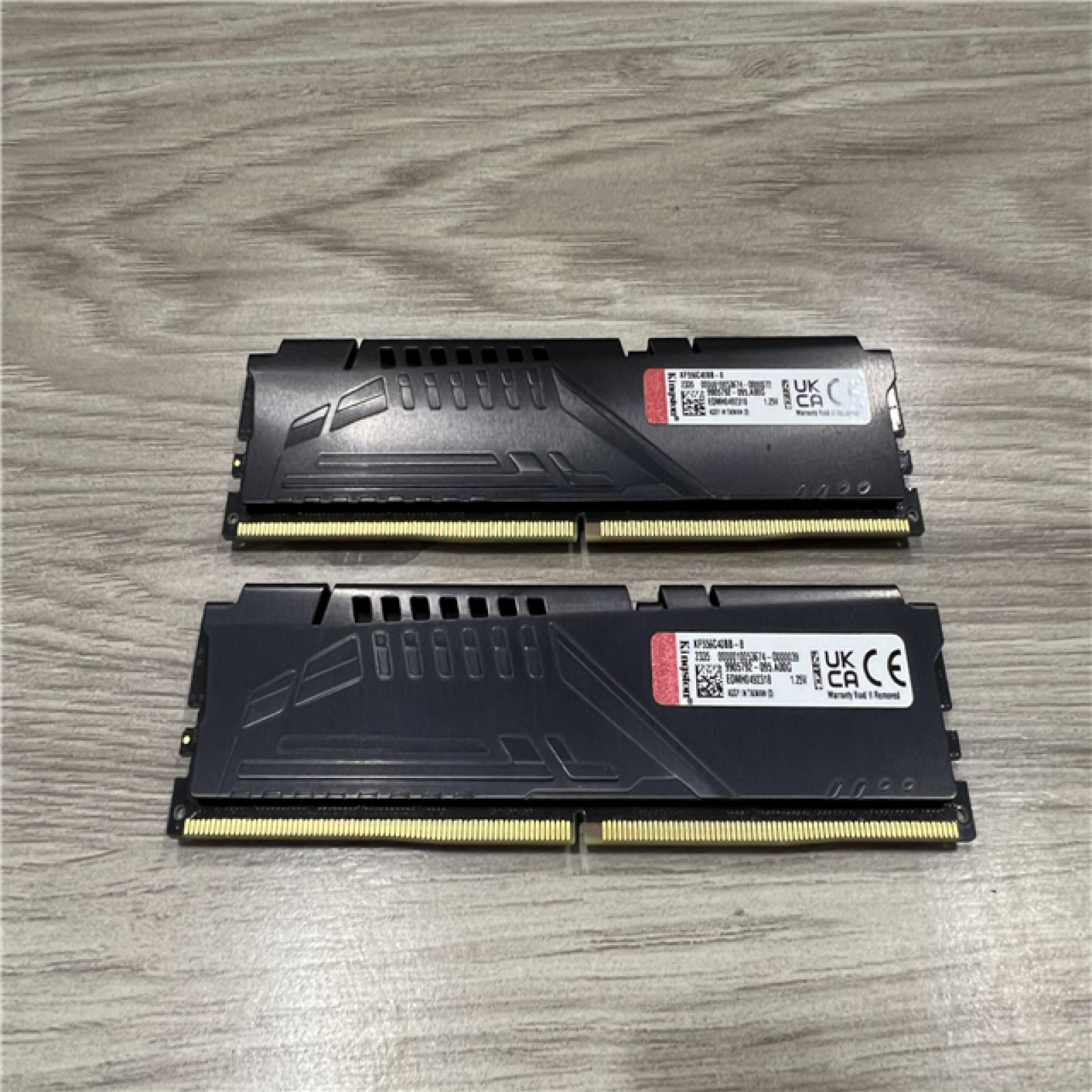 AS-IS Kingston Fury Beast 16GB (8X2) 5600MT/s DDR5 CL40 XMP 3.0 Ready Computer Memory Single Module KF556C40BB-8