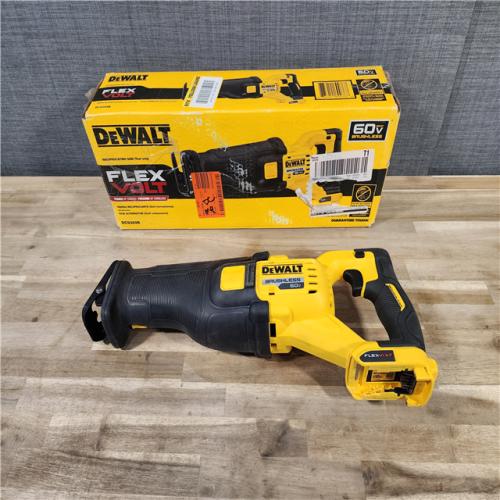 HOUSTON LOCATION - AS-IS DeWalt DCS389B FLEXVOLT 60V MAX Cordless Brushless Reciprocating Saw (Tool-Only)