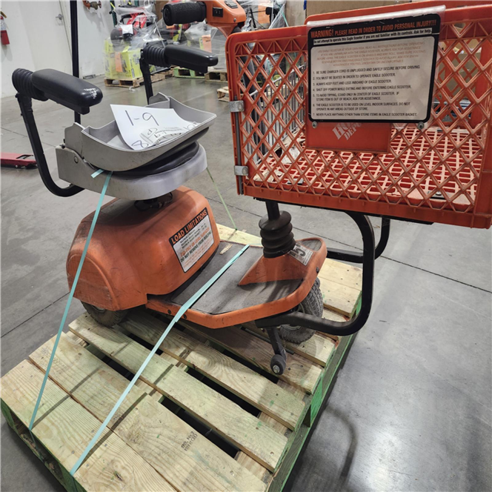 Dallas Location - As-Is Motorized Shopping Cart