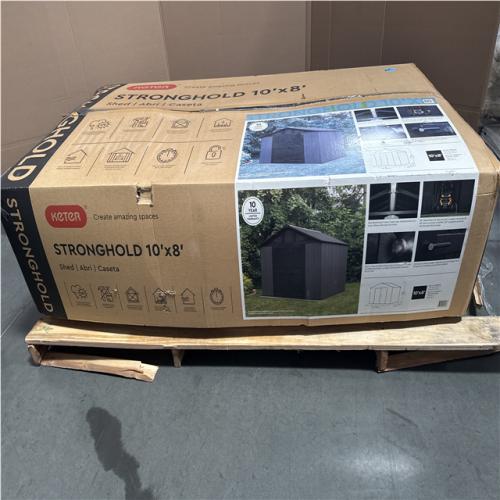 CALIFORNIA AS IS KETER STRONGHOLD 10x8 SHED
