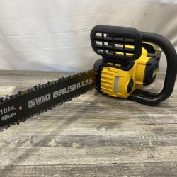 AS-IS DEWALT FLEXVOLT 60V MAX 16in. Brushless Cordless Battery Powered Chainsaw (Tool Only)