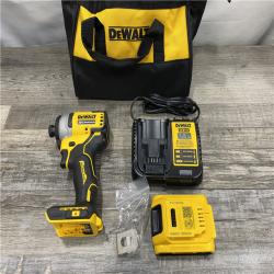 AS-IS DEWALT Atomic 20V Max Lithium-Ion Brushless Cordless Compact 1/4 in. Impact Driver Kit