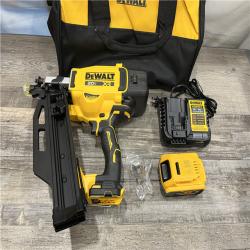 AS-IS DEWALT 20-Volt 21° Cordless Framing Nailer Kit