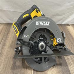 AS-IS DEWALT FLEXVOLT 60V MAX Brushless 7-1/4 Cordless Circular Saw with Brake Kit