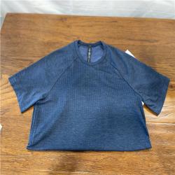 NEW! Lululemon Metal Vent Tech Short-Sleeve Shirt - Blue/True Navy SZ L