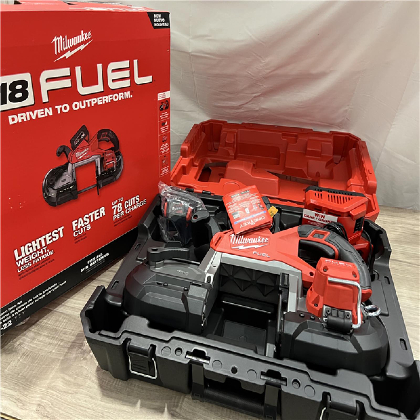 NEW Milwaukee M18 FUEL 18V Lithium-Ion Brushless Cordless Deep Cut Band Saw with