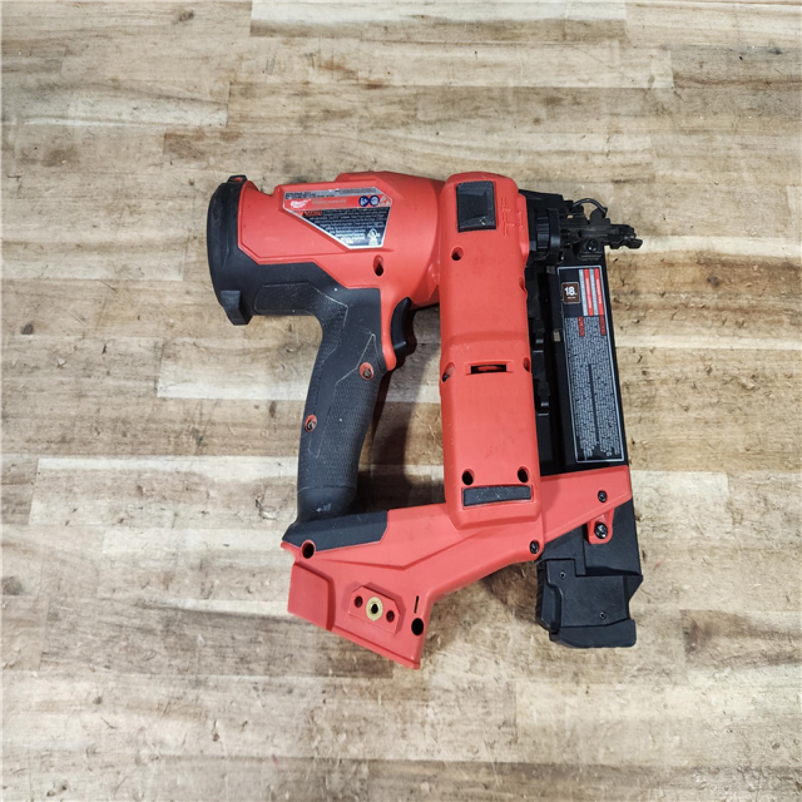HOUSTON LOCATION - AS - IS Milwaukee FUEL 18-Volt Lithium-Ion Brushless Cordless Gen II 18-Gauge Brad Nailer (Tool-Only)