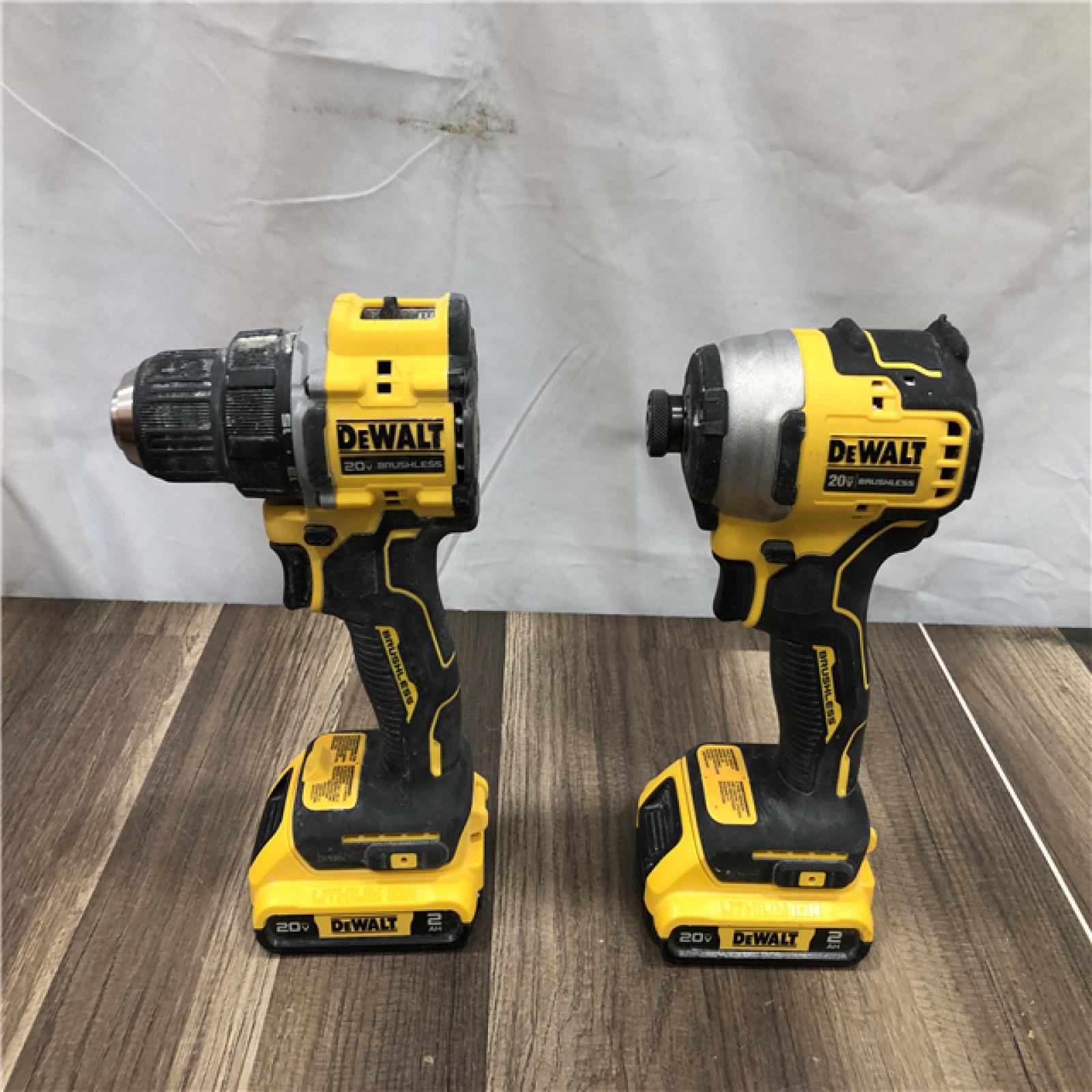 AS-IS DEWALT ATOMIC 20-Volt MAX Lithium-Ion Cordless Combo Kit
