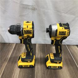 AS-IS DEWALT ATOMIC 20-Volt MAX Lithium-Ion Cordless Combo Kit