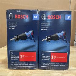 NEW!- BOSCH 12 Amp Corded 1 in. Compact Reciprocating Saw (2 UNITS)