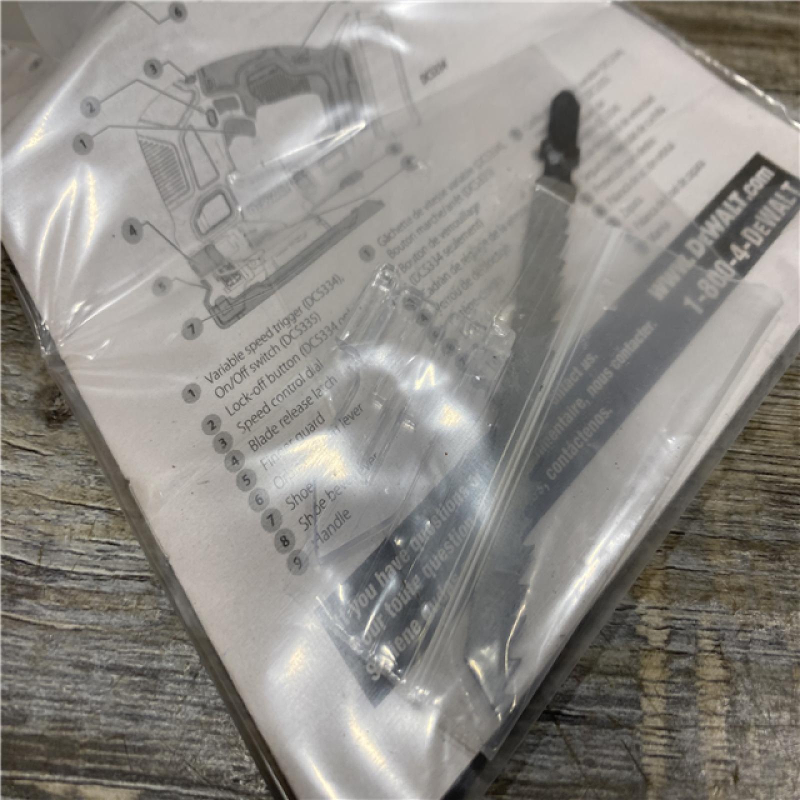 AS-IS DEWALT 20V MAX XR Cordless Barrel Grip Jigsaw (Tool Only)