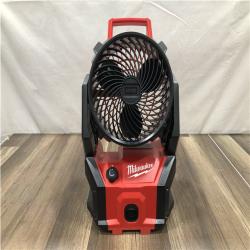 AS-IS - Milwaukee 18-Volt Lithium-Ion Brushless Cordless PACKOUT Jobsite Fan (Tool-Only)