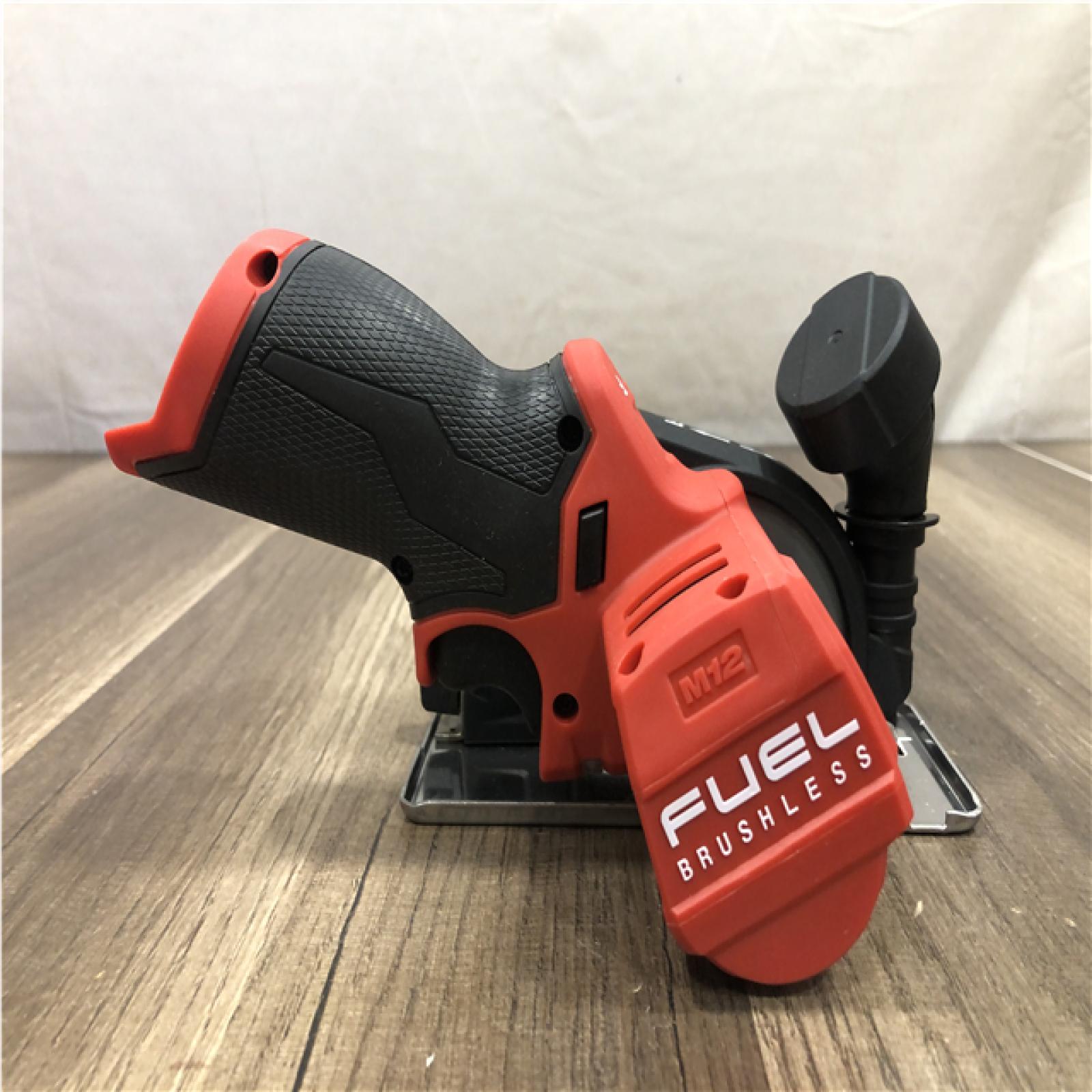 AS-IS Milwaukee FUEL 12V Lithium-Ion Brushless Cordless 3 in. Cut Off Saw (Tool-Only)