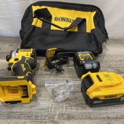 AS-IS DEWALT ATOMIC 20V MAX Lithium-Ion Cordless 1/4 in. Brushless Impact Driver Kit