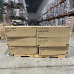 DALLAS LOCATION- Mena 54 in. White Color Changing Integrated LED Indoor/Outdoor Matte White Ceiling Fan PALLET (23 UNITS)