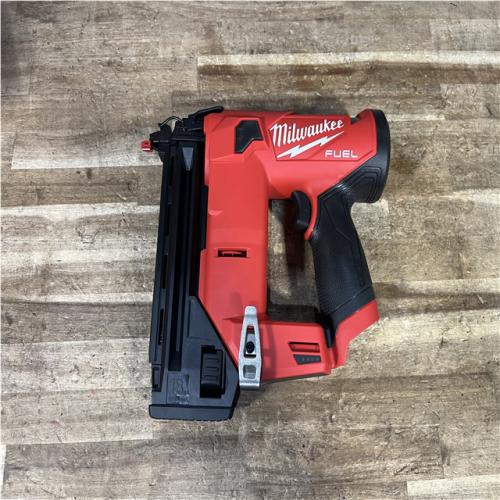 Houston Location AS-IS Milwaukee FUEL 12-Volt Lithium-Ion Brushless Cordless 18-Gauge 1-1/2 in. Compact Brad Nailer (Tool Only)