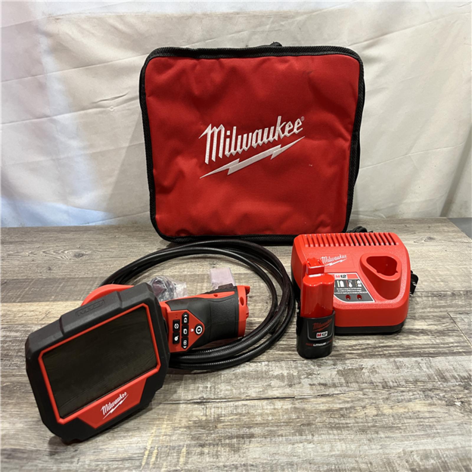 AS-IS Milwaukee 12V Lithium-Ion Corldless M-SPECTOR 360-Degree 10 ft. Inspection Camera Kit