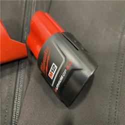 Milwaukee Men's X-Large  12-Volt Lithium-Ion Cordless Tough Shell Black Heated Jacket Kit