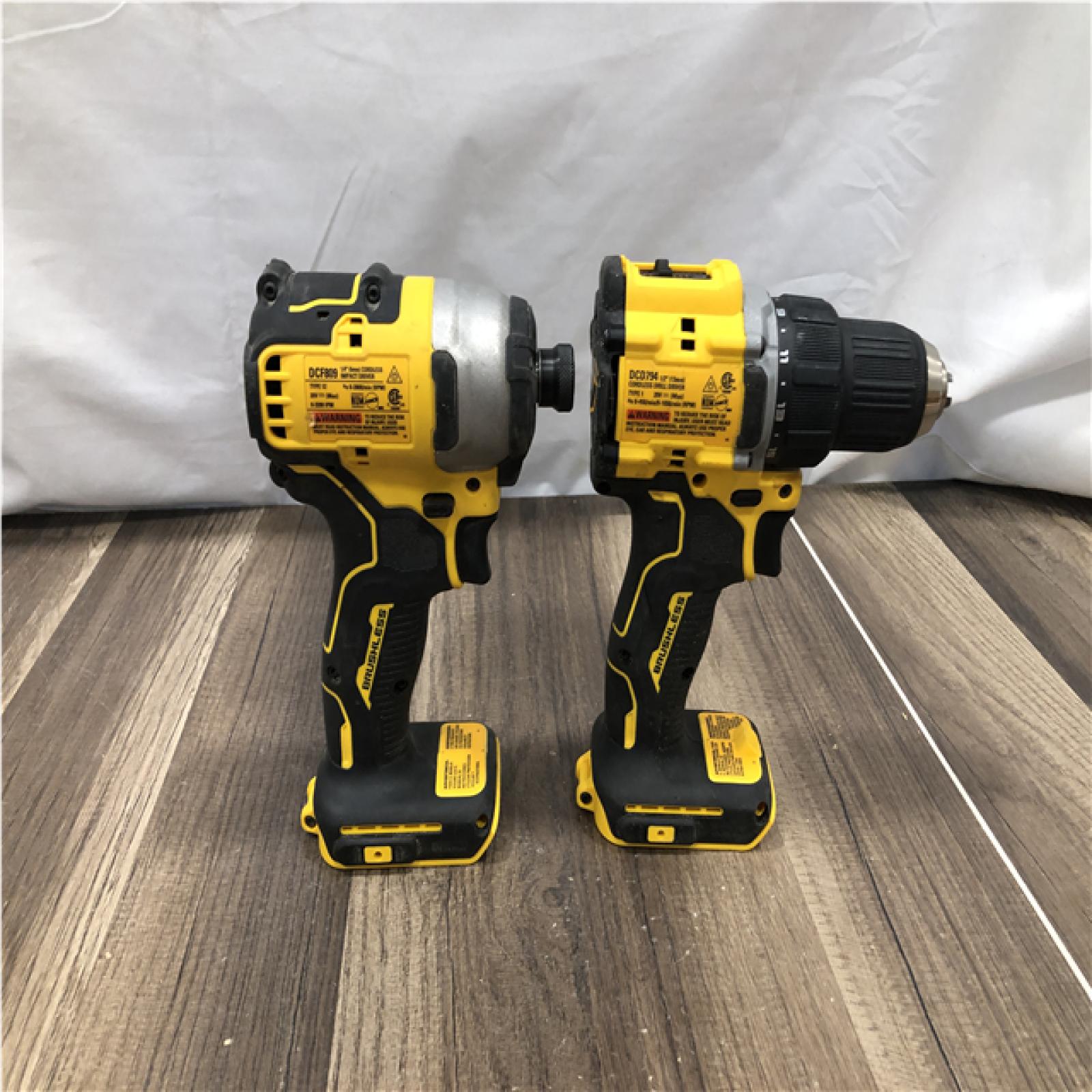 AS-IS DEWALT ATOMIC 20-Volt MAX Lithium-Ion Cordless Combo Kit
