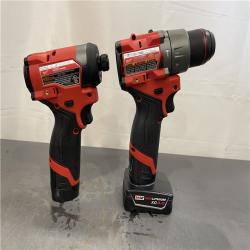 AS-IS - Milwaukee M12 FUEL 12-Volt Lithium-Ion Brushless Cordless Hammer Drill and Impact Driver Combo Kit