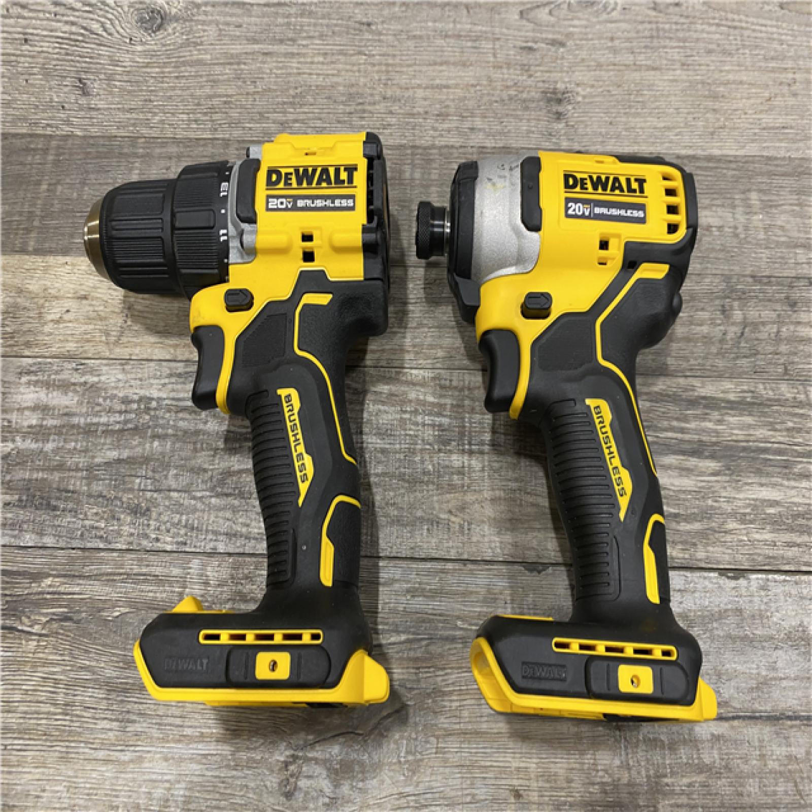 AS-IS DEWALT ATOMIC 20-Volt MAX Lithium-Ion Cordless Combo (2-Tool) Kit