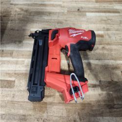 Houston Location AS-IS Milwaukee FUEL 18-Volt Lithium-Ion Brushless Cordless Gen II 18-Gauge Brad Nailer (Tool-Only)