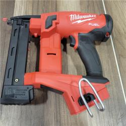 AS-IS MILWAUKEE FUEL 18-Volt Lithium-Ion Brushless Cordless 18-Gauge 1/4 in. Narrow Crown Stapler (Tool-Only)