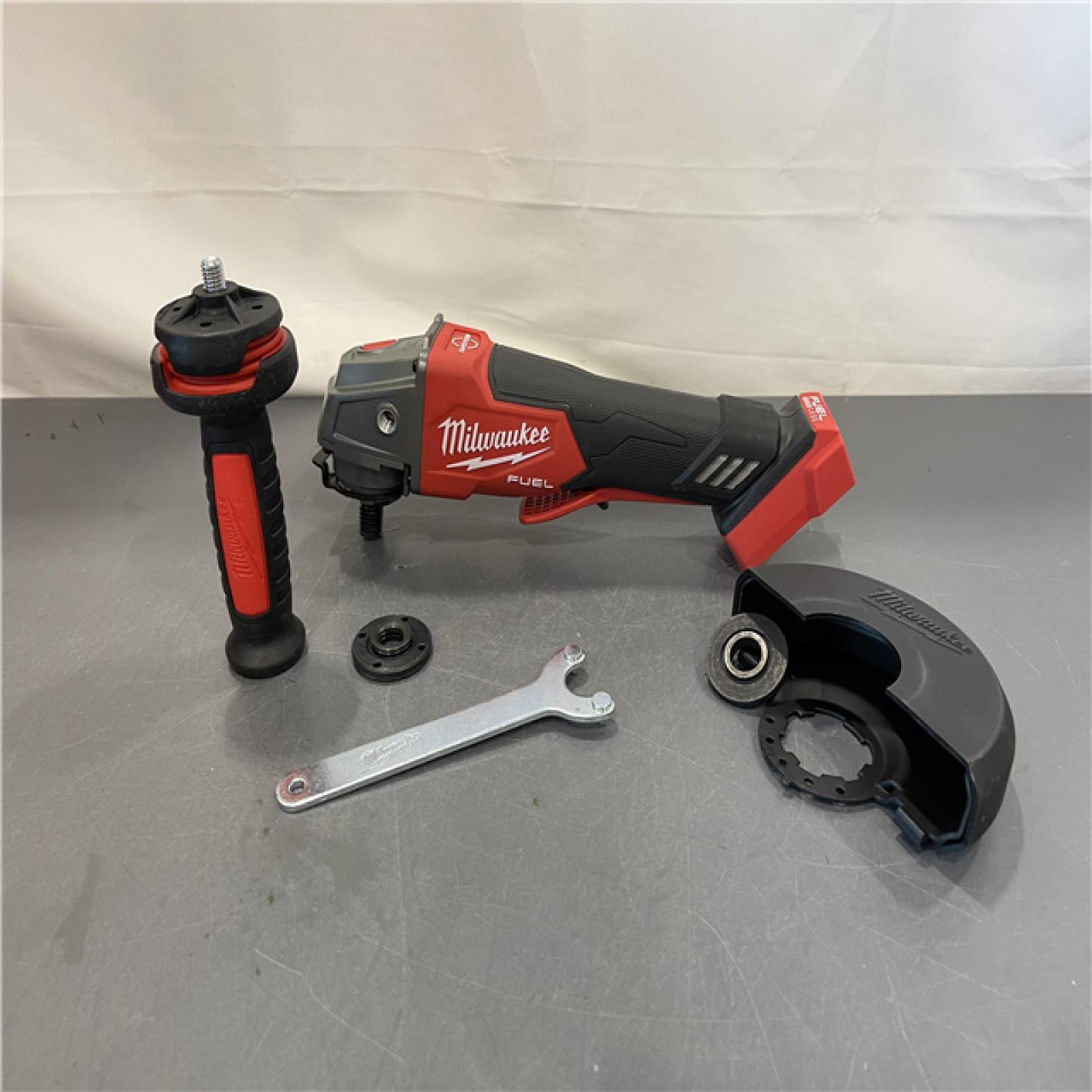 AS-IS - Milwaukee FUEL 18-Volt Lithium-Ion Brushless Cordless 4-1/2 in./5 in. Grinder W/Paddle Switch (Tool-Only)
