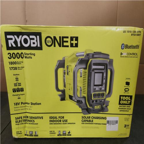Phoenix NEW RYOBI 18V ONE+ 1800-Watt Portable Battery Inverter Power Station/8-Port Charger (Tool Only)