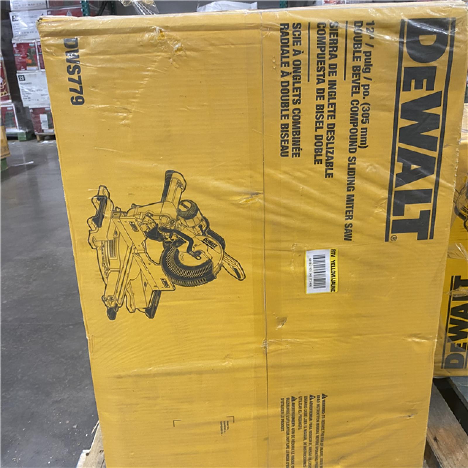 NEW- DeWalt 15 Amps 12 in. Corded Dual-Bevel Sliding Compound Miter Saw