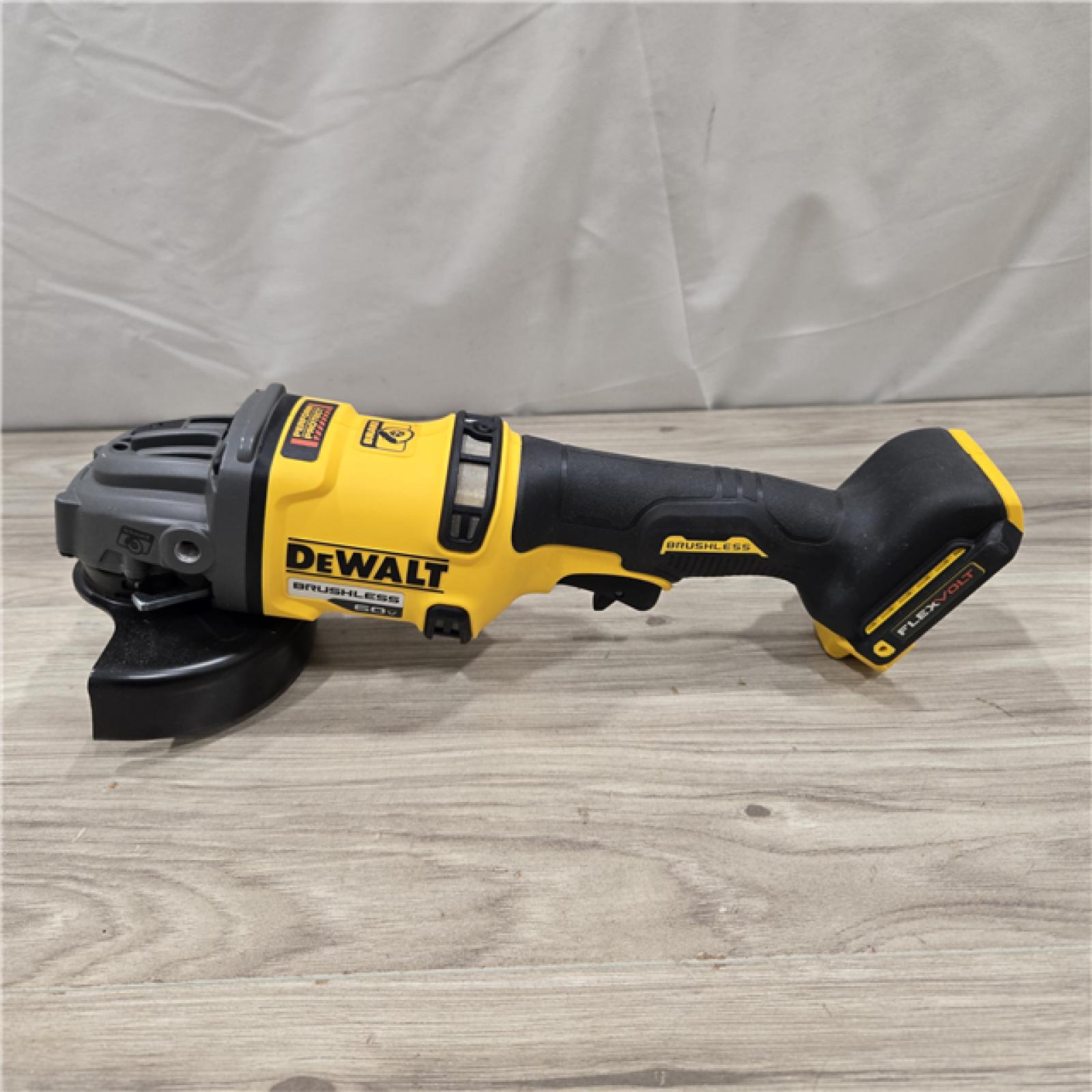 AS-IS DEWALT 60V MAX Cordless 4.5 in. to 6 in. Small Angle Grinder (Tool Only)
