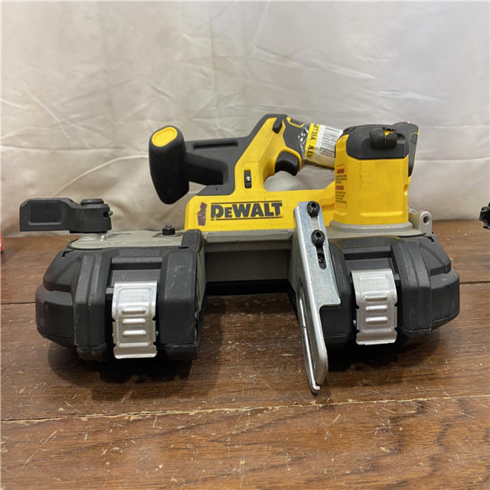 AS-IS DEWALT 20-Volt MAX 3-3/8 in. Cordless Brushless Bandsaw (Tool-Only)