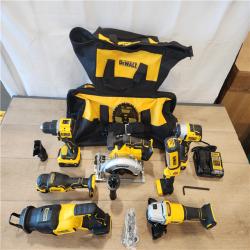 AS-IS- DEWALT 20V Lithium-Ion Cordless 7-Tool Combo Kit