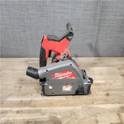 HOUSTON LOCATION - AS-IS Milwaukee M18 FUEL 18V Lithium-Ion Cordless Brushless 6-1/2 in. Plunge Cut Track Saw (Tool-Only)