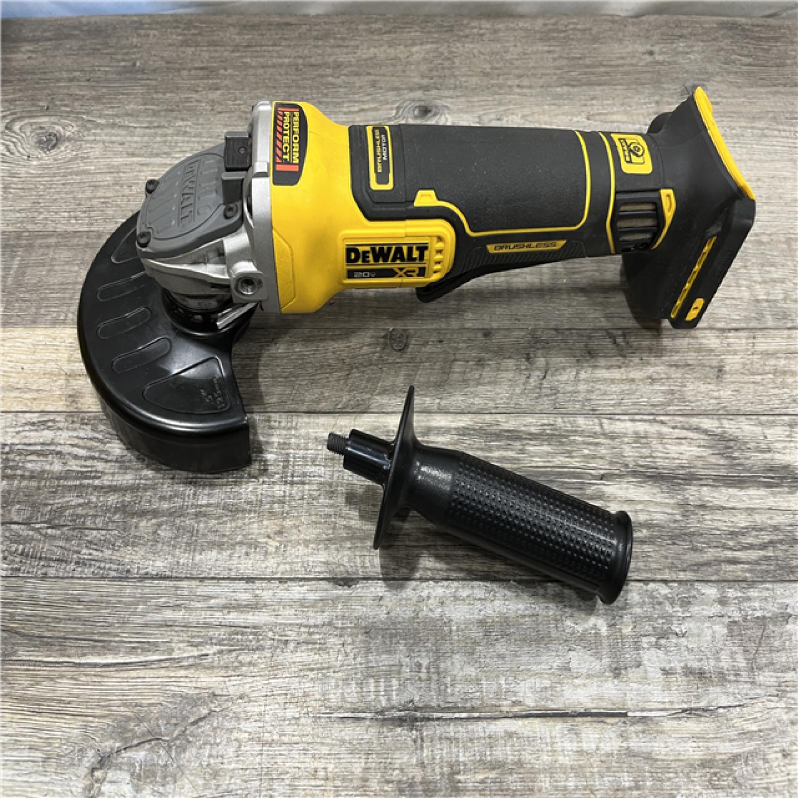 AS-IS DEWALT 20V XR Cordless 4-1/2. in. to 5 in. Variable Speed Angle Grinder (Tool Only)