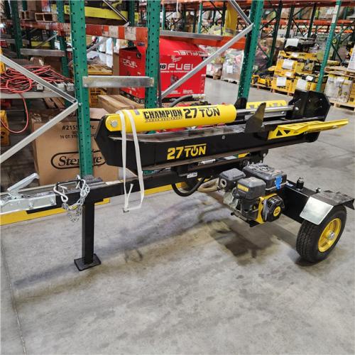 Dallas Location - As-Is Champion Power Equipment 27-Ton Gas-Powered Log Splitter