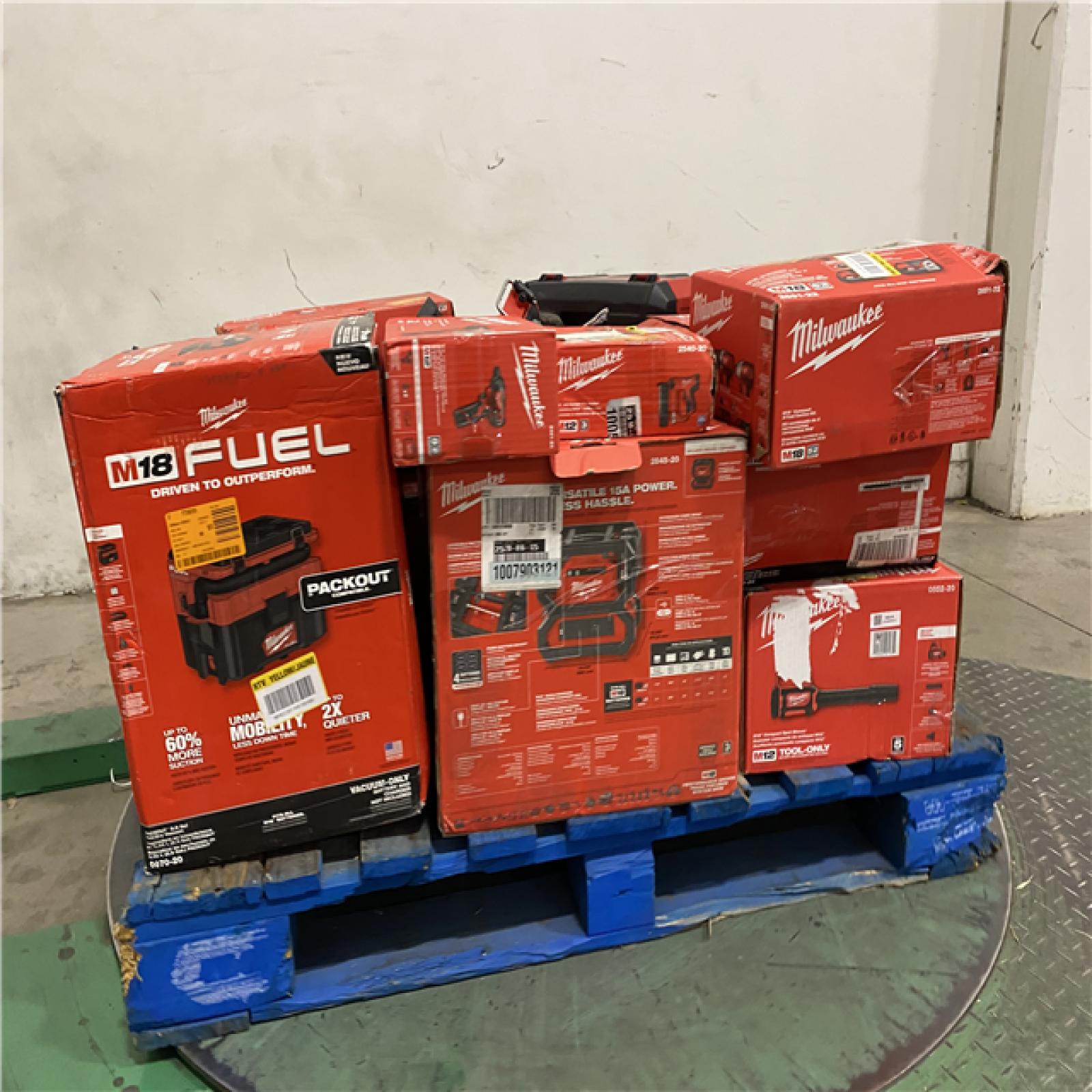 Dallas Location - As-Is MILWAUKEE Tool Pallet