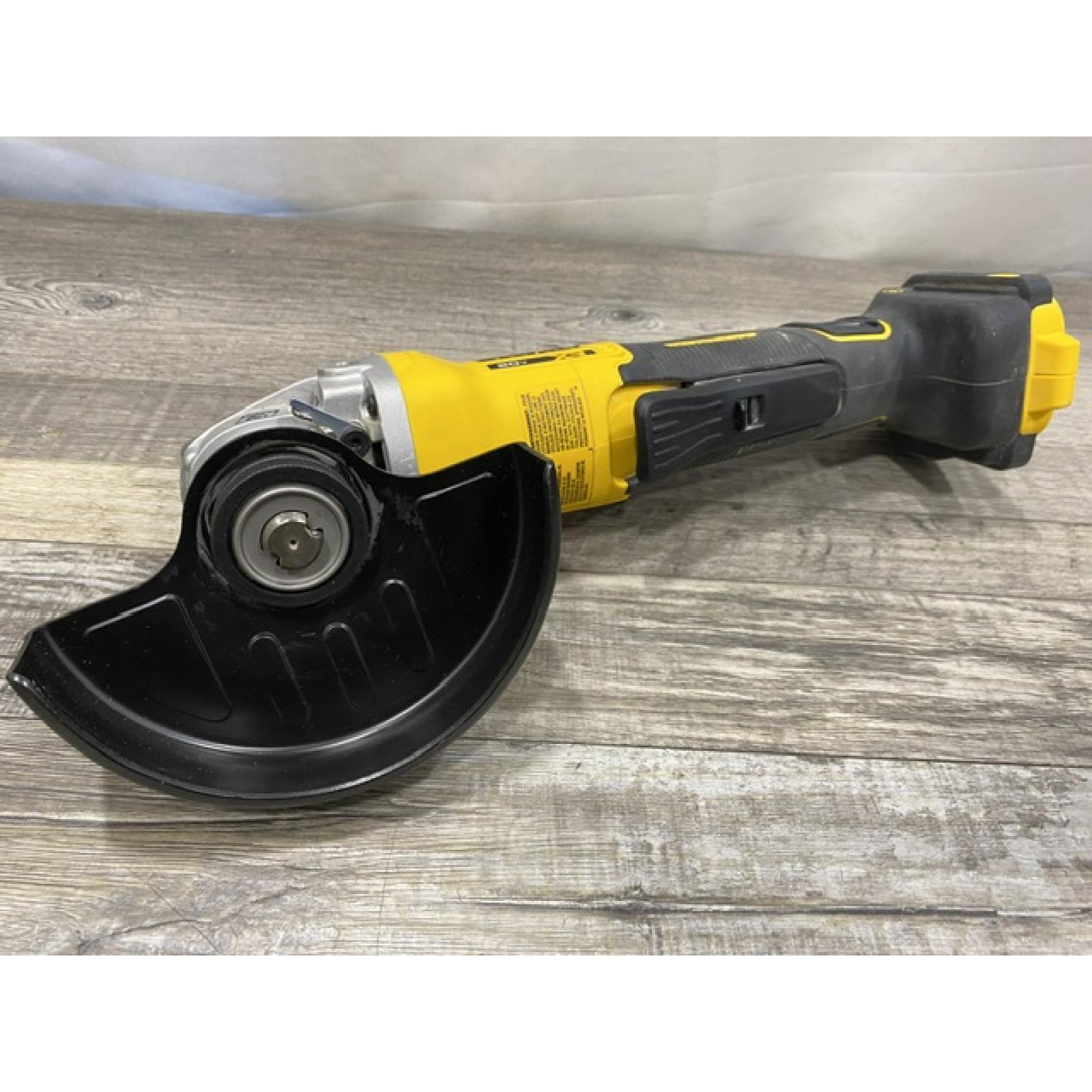 AS-IS DEWALT 20V XR Cordless 4-1/2. in. to 5 in. Variable Speed Angle Grinder (Tool Only)