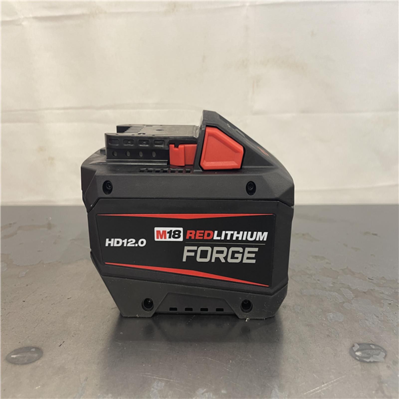 AS-IS- Milwaukee M18 Forge 12 Ah Lithium-Ion Redlithium HD Battery 1 Pc