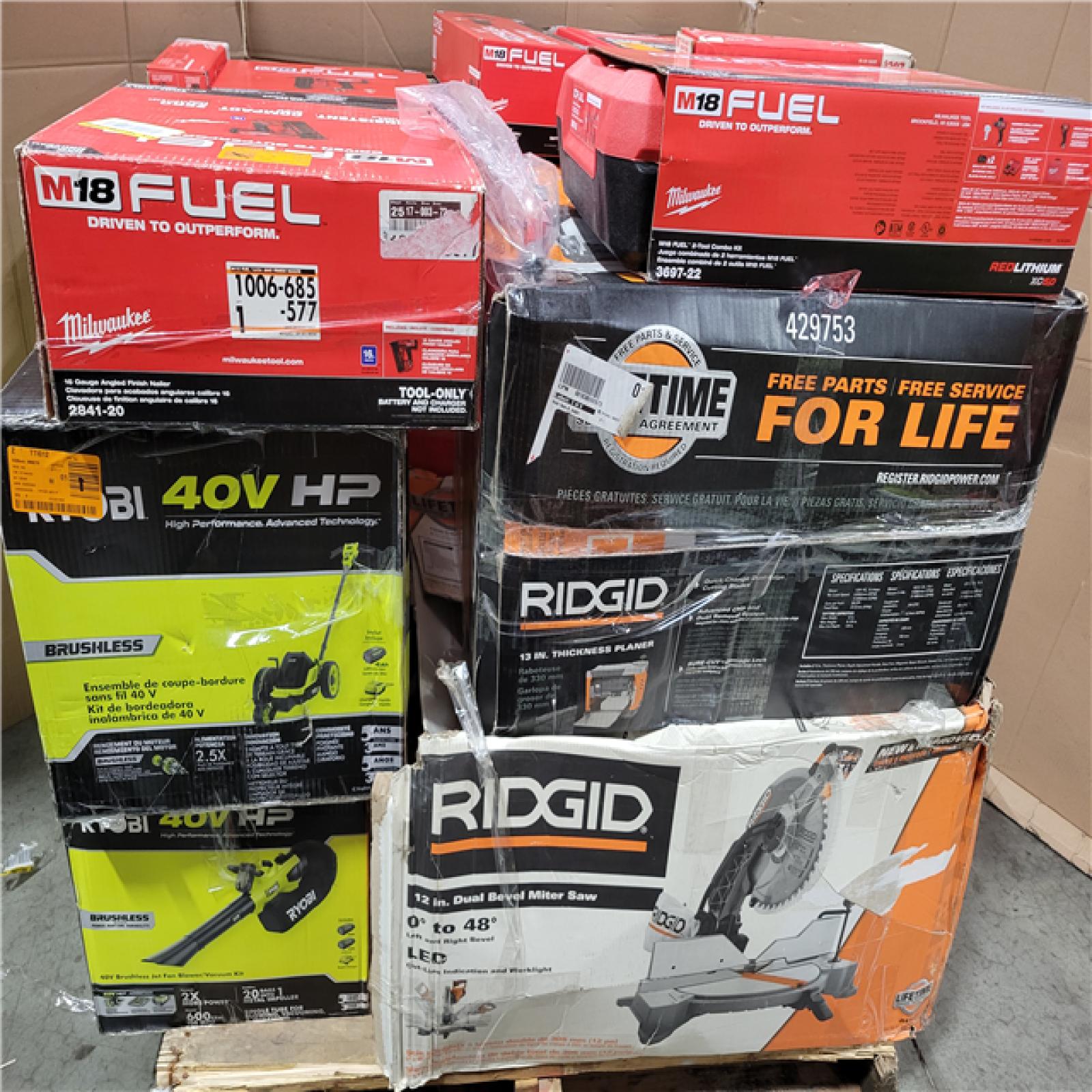 CALIFORNIA AS-IS TOOL PALLET