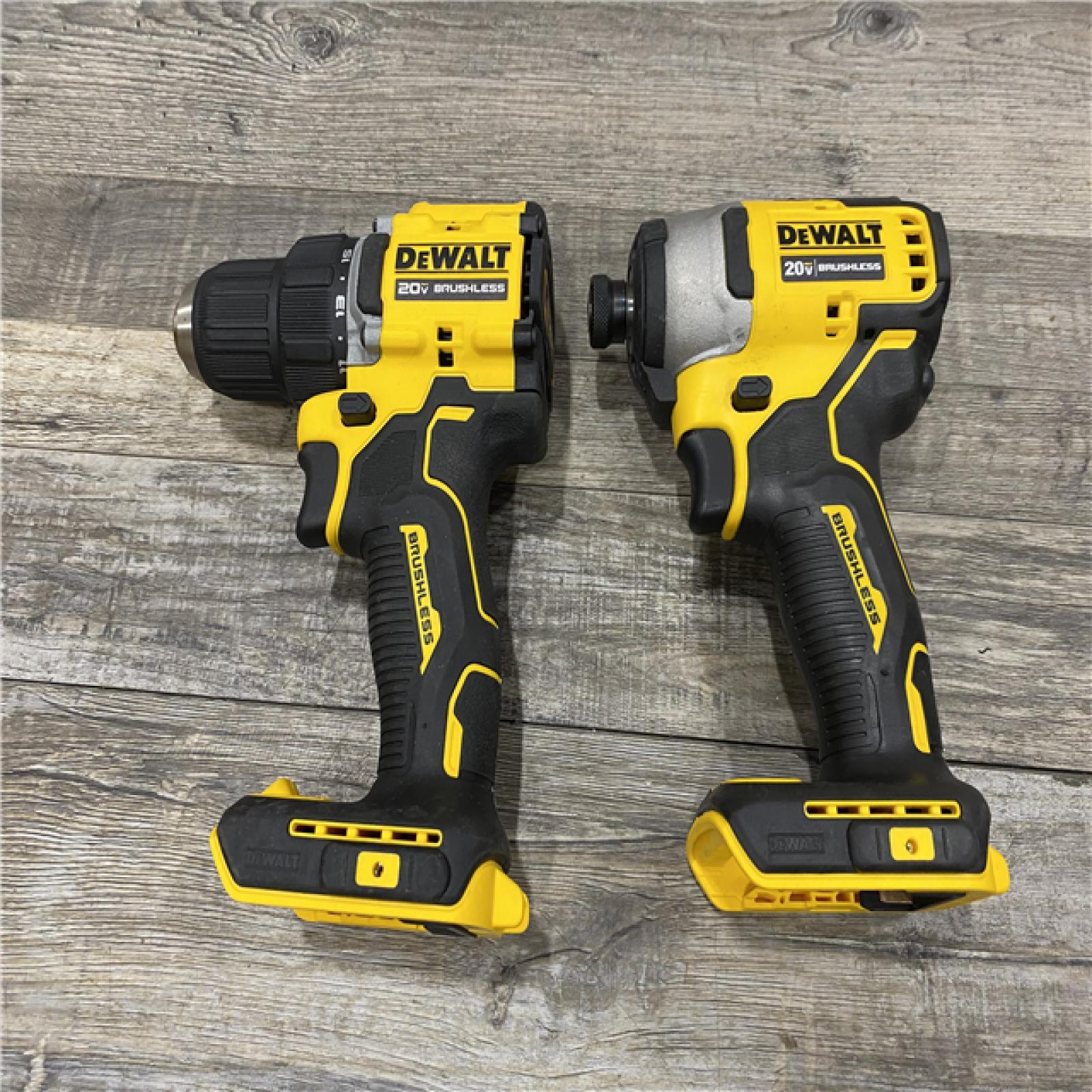AS-IS DEWALT ATOMIC 20-Volt MAX Lithium-Ion Cordless Combo (2-Tool) Kit