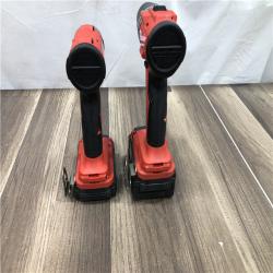 AS-IS Milwaukee 18-Volt Lithium-Ion Brushless Cordless Compact Hammer Drill/Impact Combo Kit