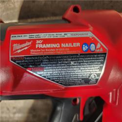 HOUSTON LOCATION - AS-IS Milwaukee  FUEL 3-1/2 in. 18-Volt 30-Degree Lithium-Ion Brushless Cordless Framing Nailer (Tool-Only)