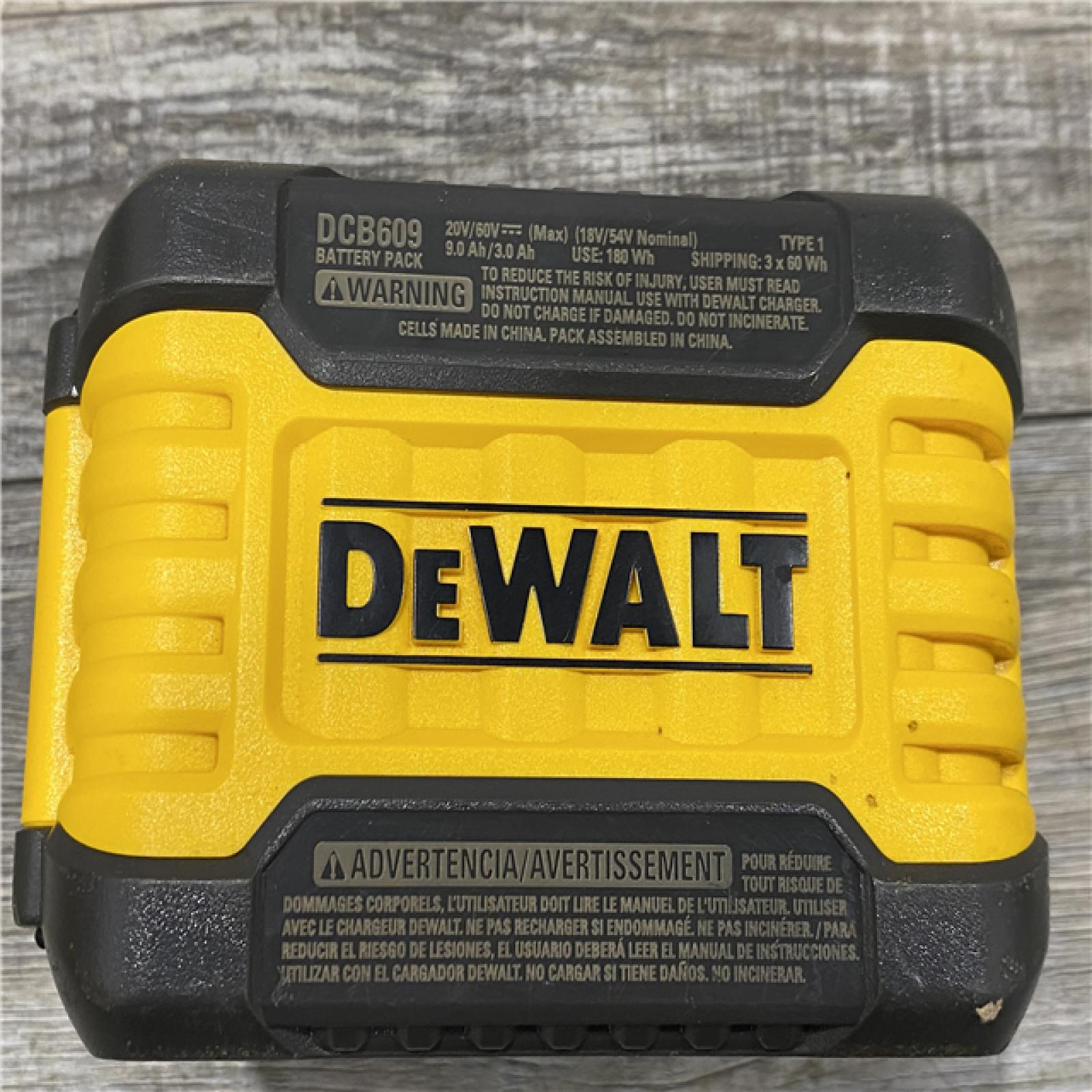 AS-IS DEWALT FLEXVOLT 20V/60V MAX Lithium-Ion 9.0Ah Battery