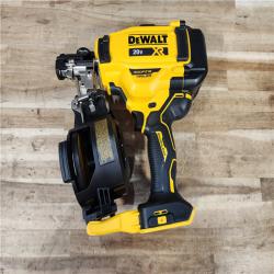 HOUSTON LOCATION - AS-IS (APPEARS LIKE NEW) DEWALT 20V MAX 15-Degree Electric Cordless Roofing Nailer (Tool Only)
